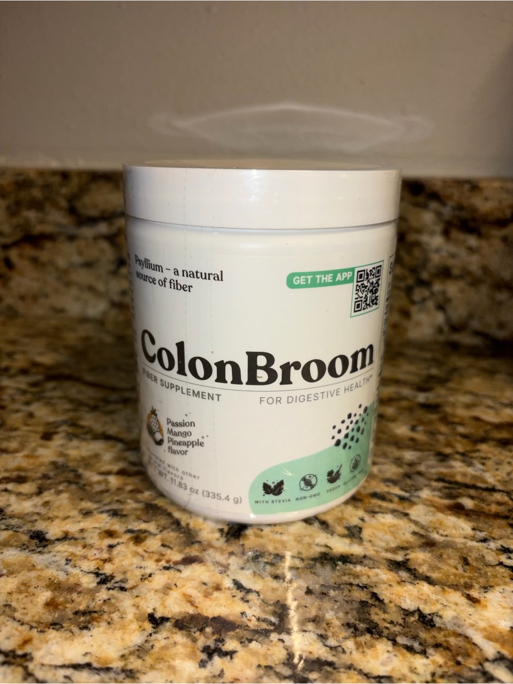 ColonBroom Fiber Supplement - Passion Mango Pineapple Flavor